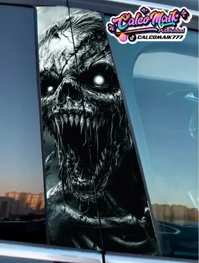 Calcomanías de terror para autos - miniatura 3