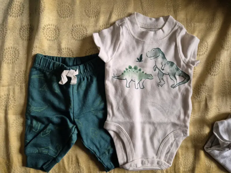 Conjunto de bebé con diseño de dinosaurios - 1
