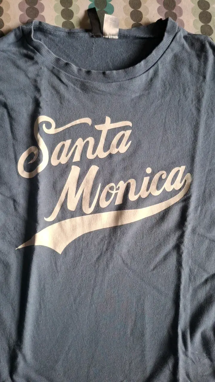 Polera azul Santa Monica H&M talla XS - 1