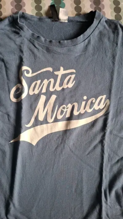 Polera azul Santa Monica H&M talla XS - miniatura 1