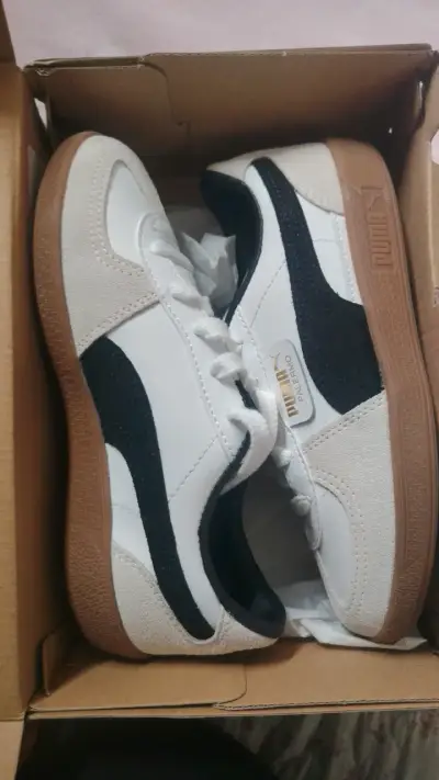 Zapatillas Puma Palermo para niños blancas - miniatura 1