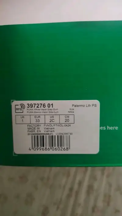 Zapatillas Puma Palermo para niños blancas - miniatura 2