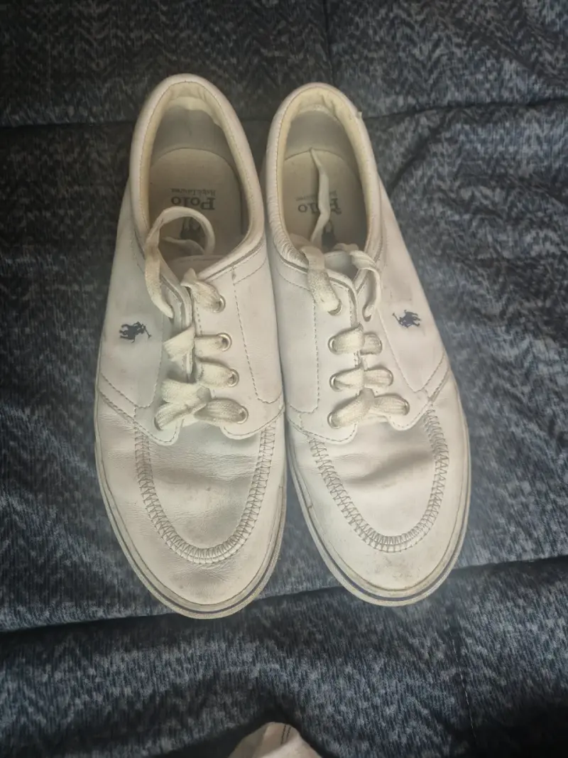 Zapatillas Polo Ralph Lauren blancas usadas - 2