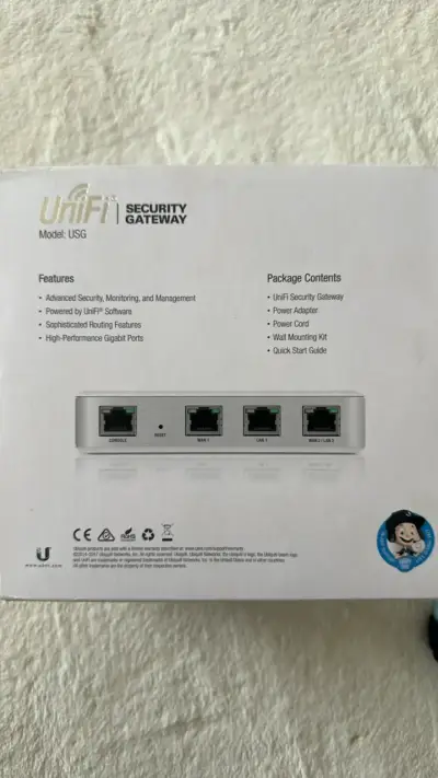 Router Ubiquiti UniFi USG con adaptador - miniatura 6