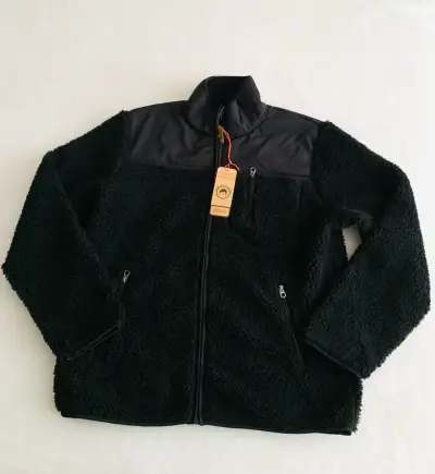 Chaqueta sherpa  con cierre para hombre - miniatura 1