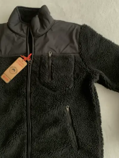 Chaqueta sherpa  con cierre para hombre - miniatura 5