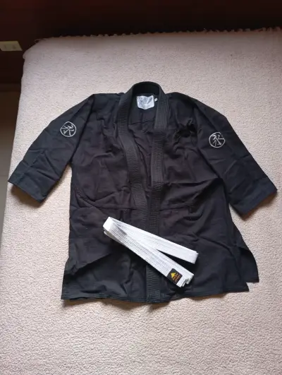 Kimono de Jiu-Jitsu Negro Keiko Ultra Light - miniatura 1