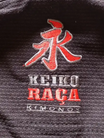 Kimono de Jiu-Jitsu Negro Keiko Ultra Light - miniatura 3
