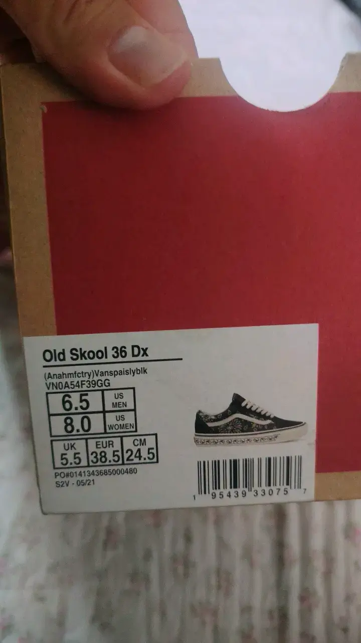 Zapatillas Vans Old Skool 36 Dx diseño floral - 2
