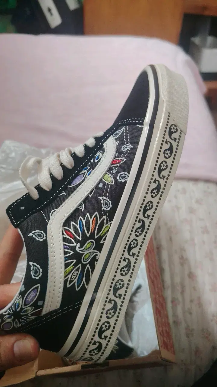 Zapatillas Vans Old Skool 36 Dx diseño floral - 3