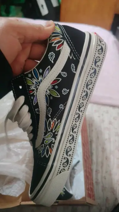 Zapatillas Vans Old Skool 36 Dx diseño floral - miniatura 4