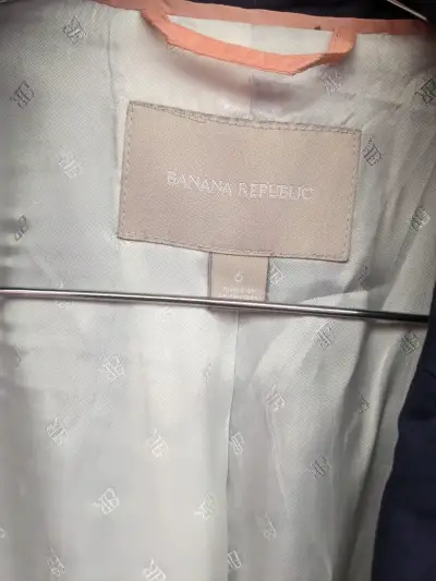 Blazer azul Banana Republic para mujer - miniatura 1