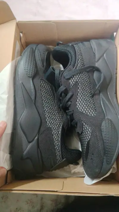 Zapatillas deportivas negras Puma RS-X Night Visio - miniatura 1