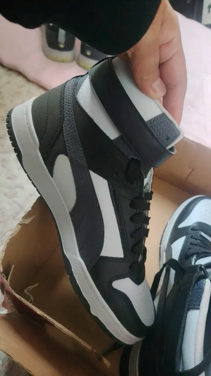 Zapatillas deportivas negras y blancas talla 42.5 - 3