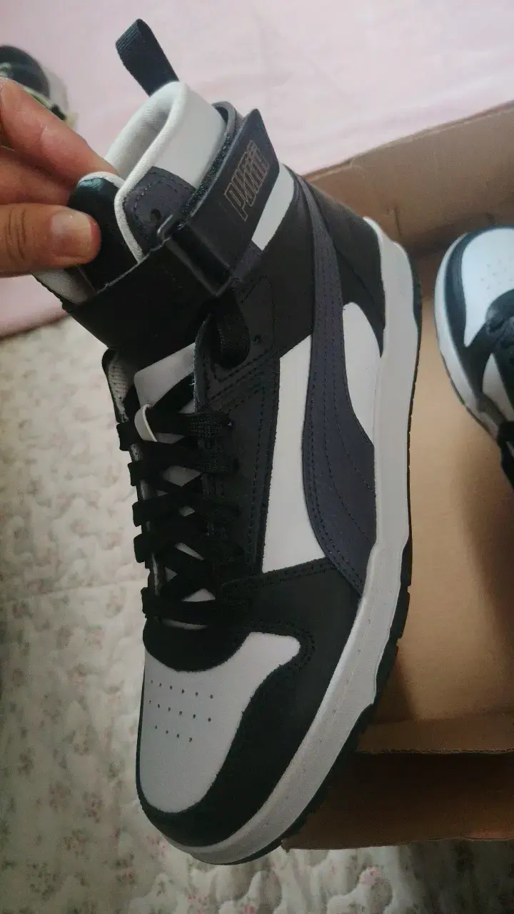 Zapatillas deportivas negras y blancas talla 42.5 - 4