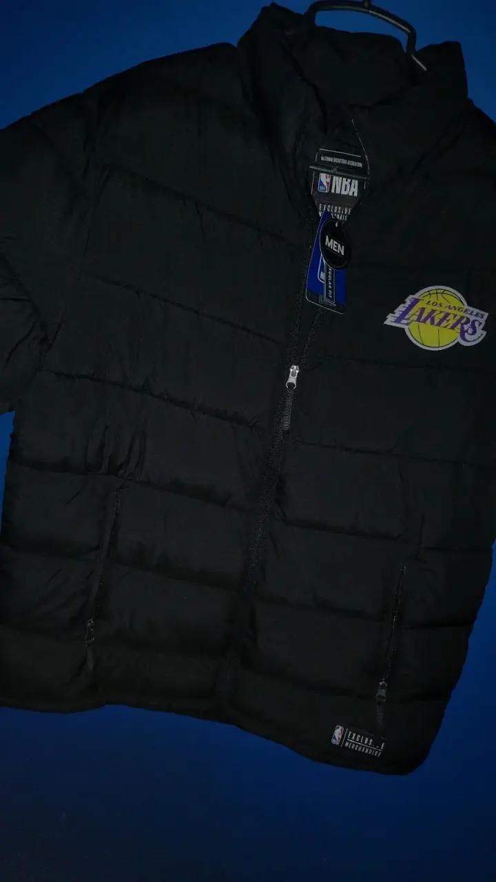 Chaqueta NBA Lakers negra para hombre - 1
