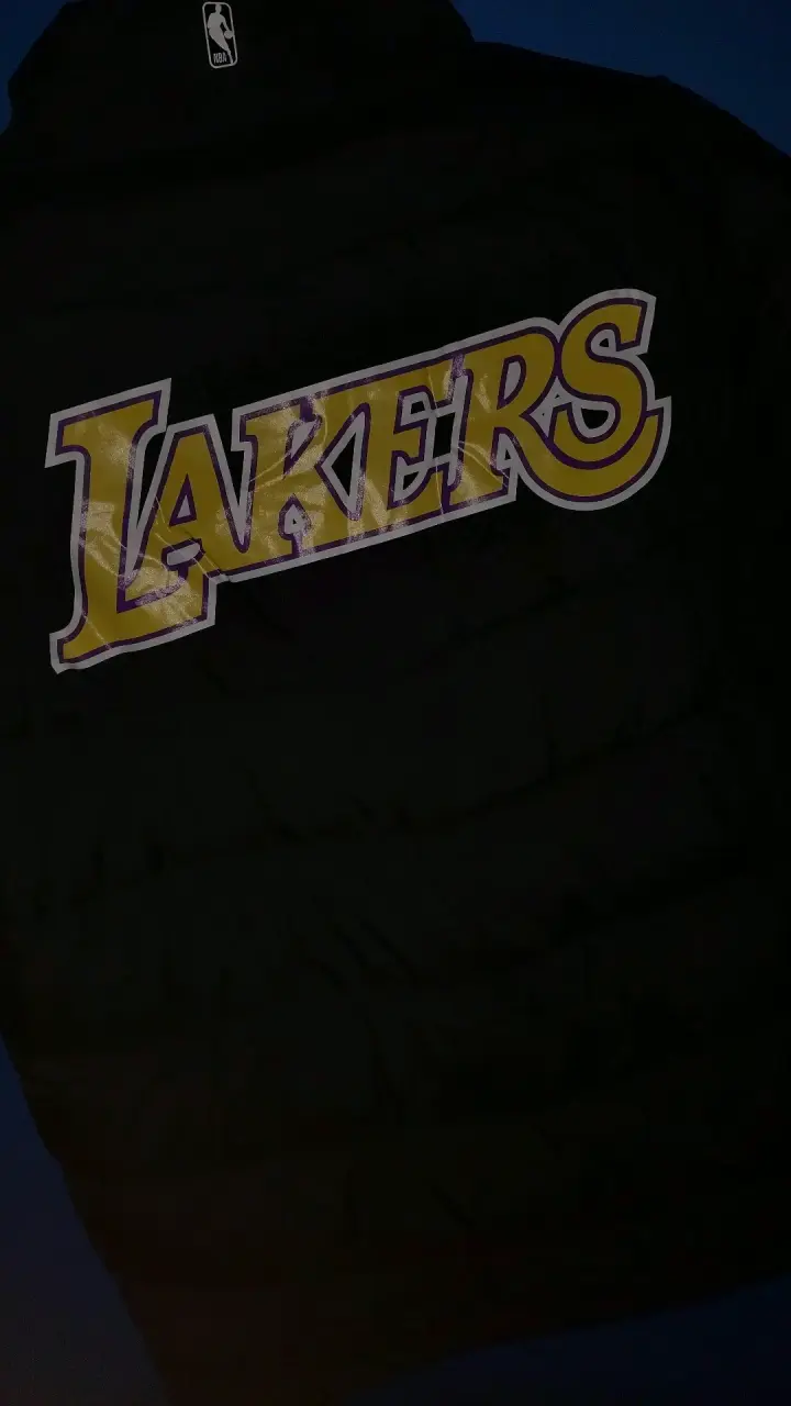 Chaqueta NBA Lakers negra para hombre - 2