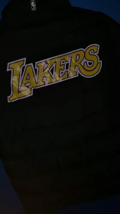 Chaqueta NBA Lakers negra para hombre - miniatura 2