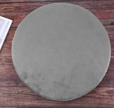 Cojín giratorio antideslizante gris para silla - miniatura 2