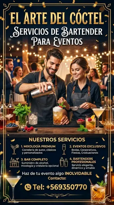 Servicios de Bartender para Eventos Especiales - miniatura 1