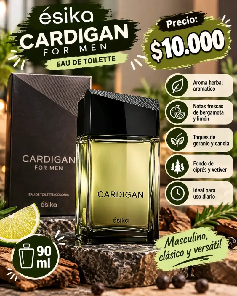 Perfume Ésika Cardigan For Men