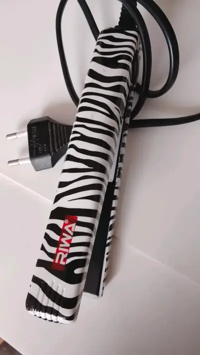 Mini Plancha de Pelo Riwa con Diseño de Cebra - miniatura 1