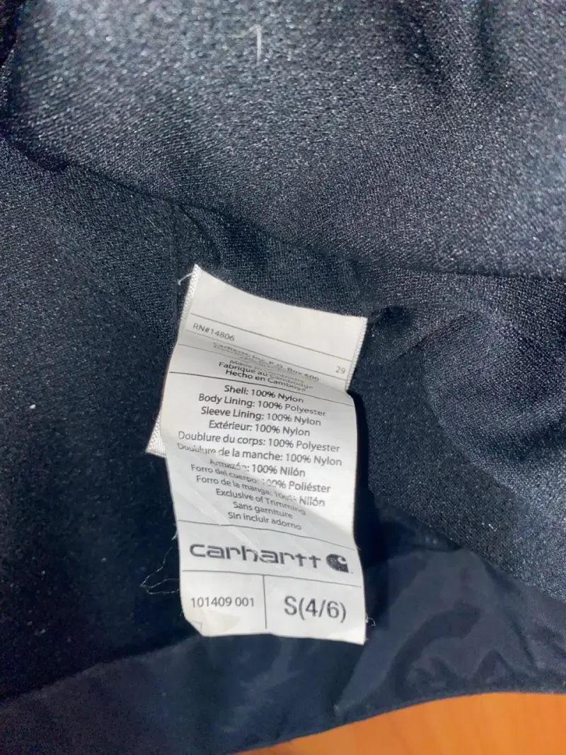Chaqueta negra Carhartt S Mujer - 6