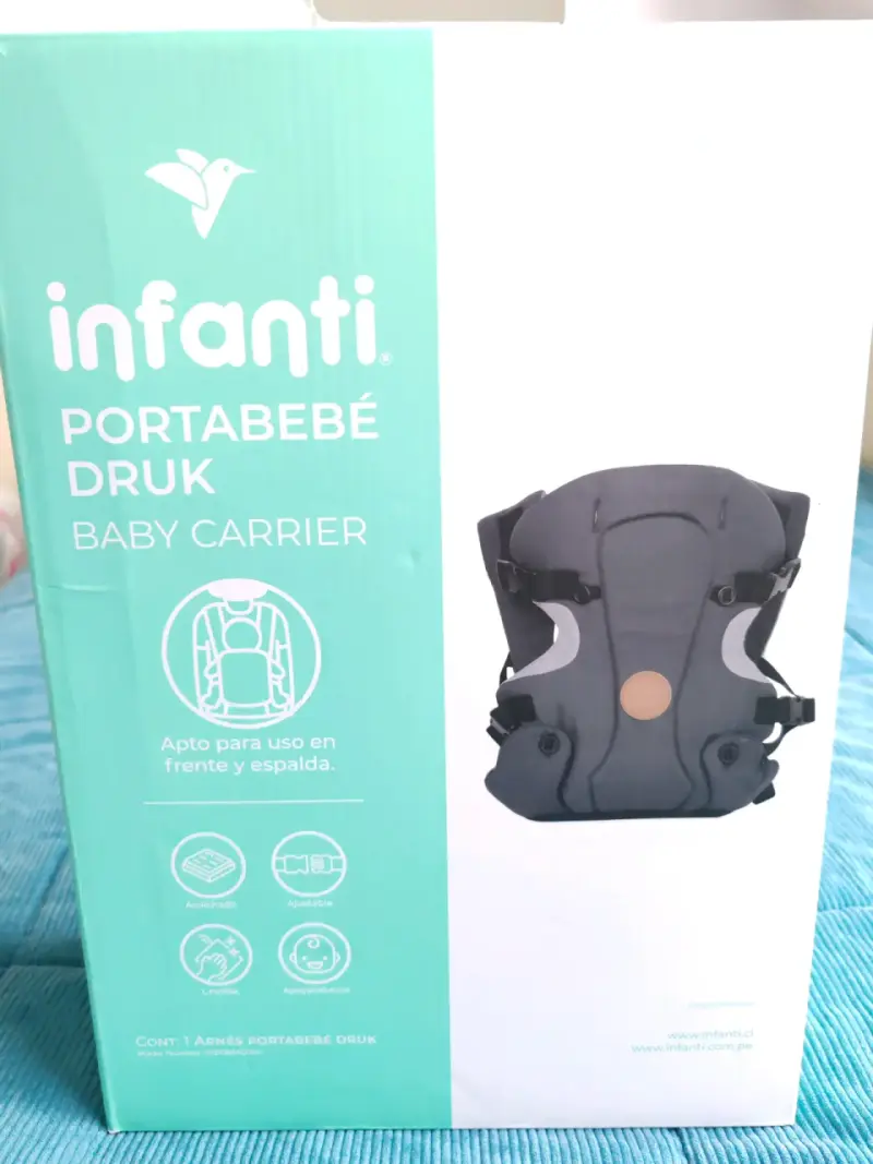 Portabebé Infanti Druk color gris - 3