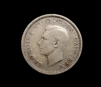 Moneda antigua Sixpence 1940 Reino Unido - miniatura 2