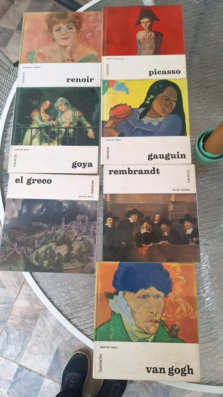 Colección de libros de arte de famosos pintores