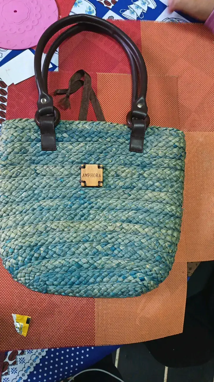 Cartera de cuero negra AomiQi elegante - 4