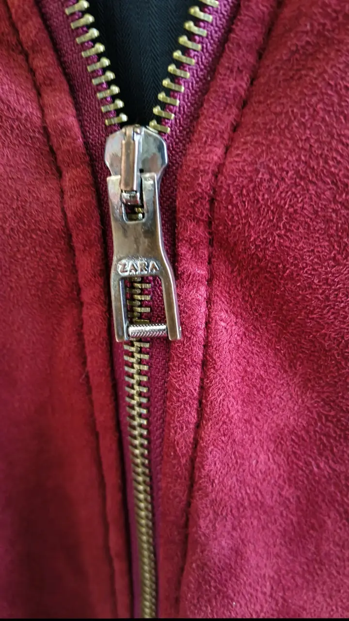 Chaqueta bomber roja Zara Man - 4