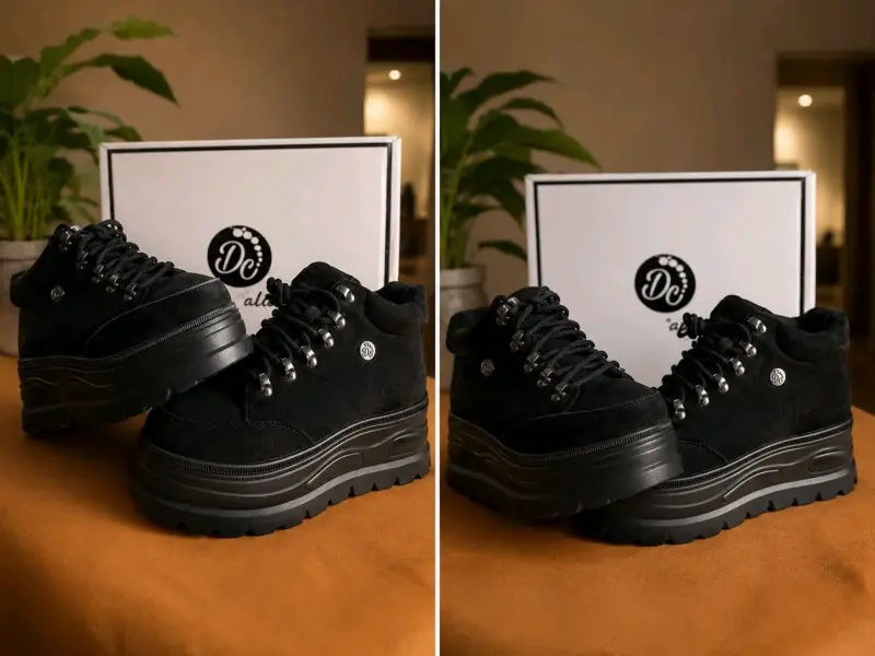 Zapatillas negras de plataforma DC