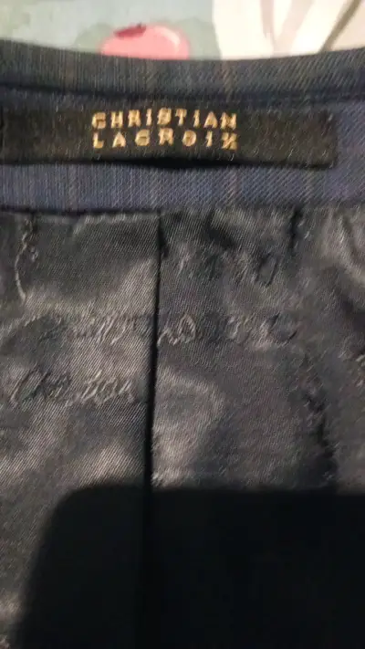 Blazer de hombre Christian Lacroix azul a rayas - miniatura 3