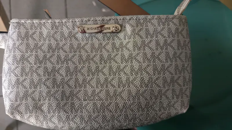Cartera cruzada plateada Michael Kors - 2
