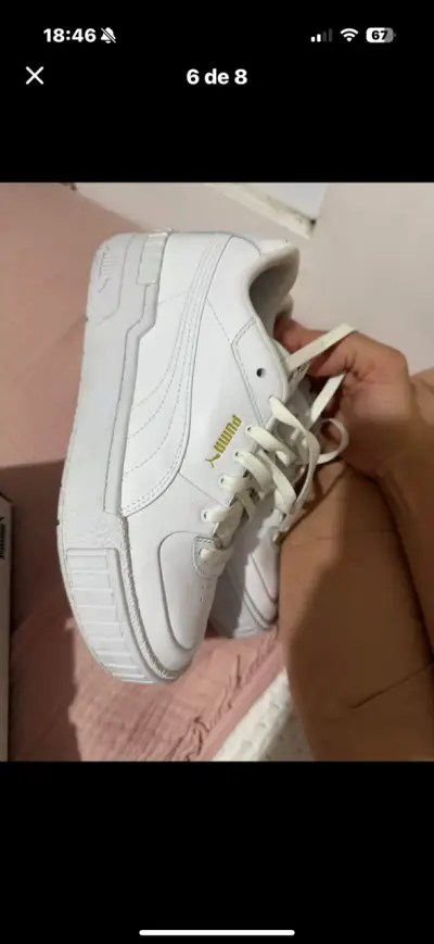 Zapatillas Blancas Puma Cali Sport Wn's - miniatura 1
