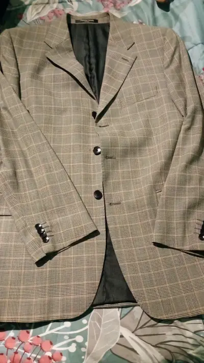 Blazer de lana a cuadros Christian Lacroix - miniatura 1