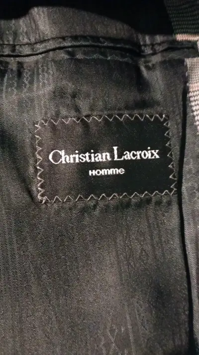 Blazer de lana a cuadros Christian Lacroix - miniatura 4