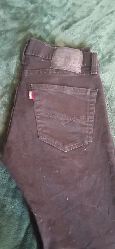 Jeans Levi's 511 Slim Fit Negro Talla 30 - miniatura 1