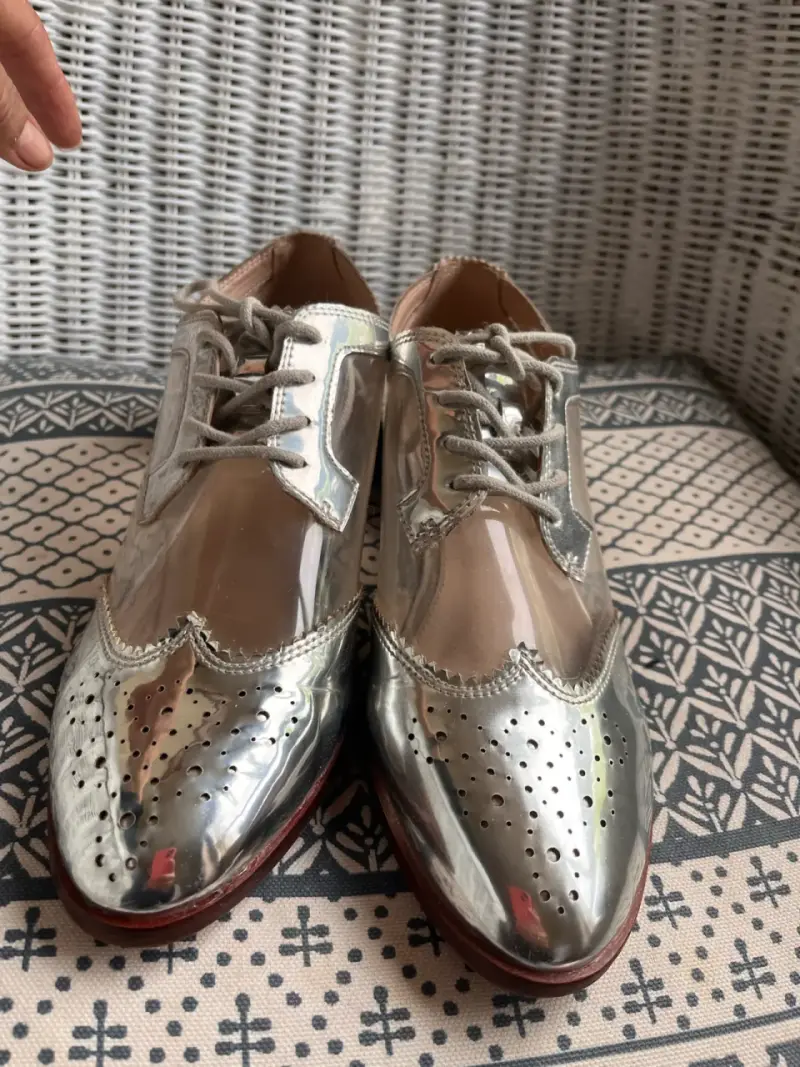 Zapatos oxford plateados transparentes Aldo - 3