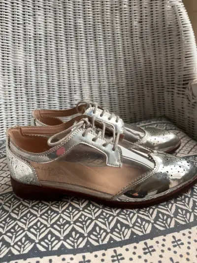 Zapatos oxford plateados transparentes Aldo - miniatura 5