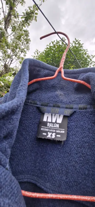 Chaqueta polar azul para mujer talla XS - miniatura 2