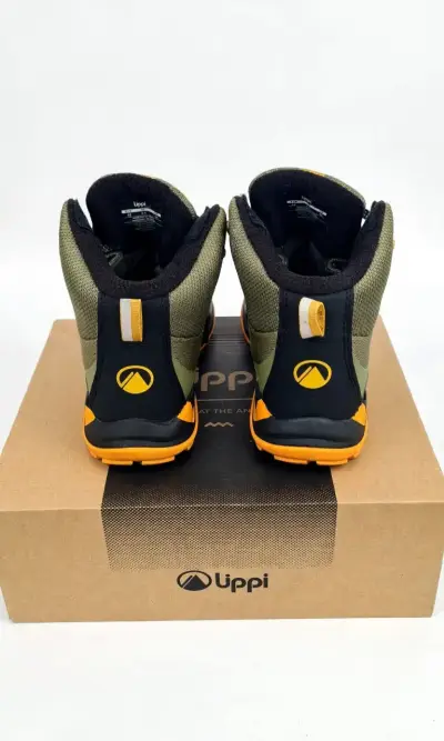 Botas de senderismo lippi verde y naranja - miniatura 2