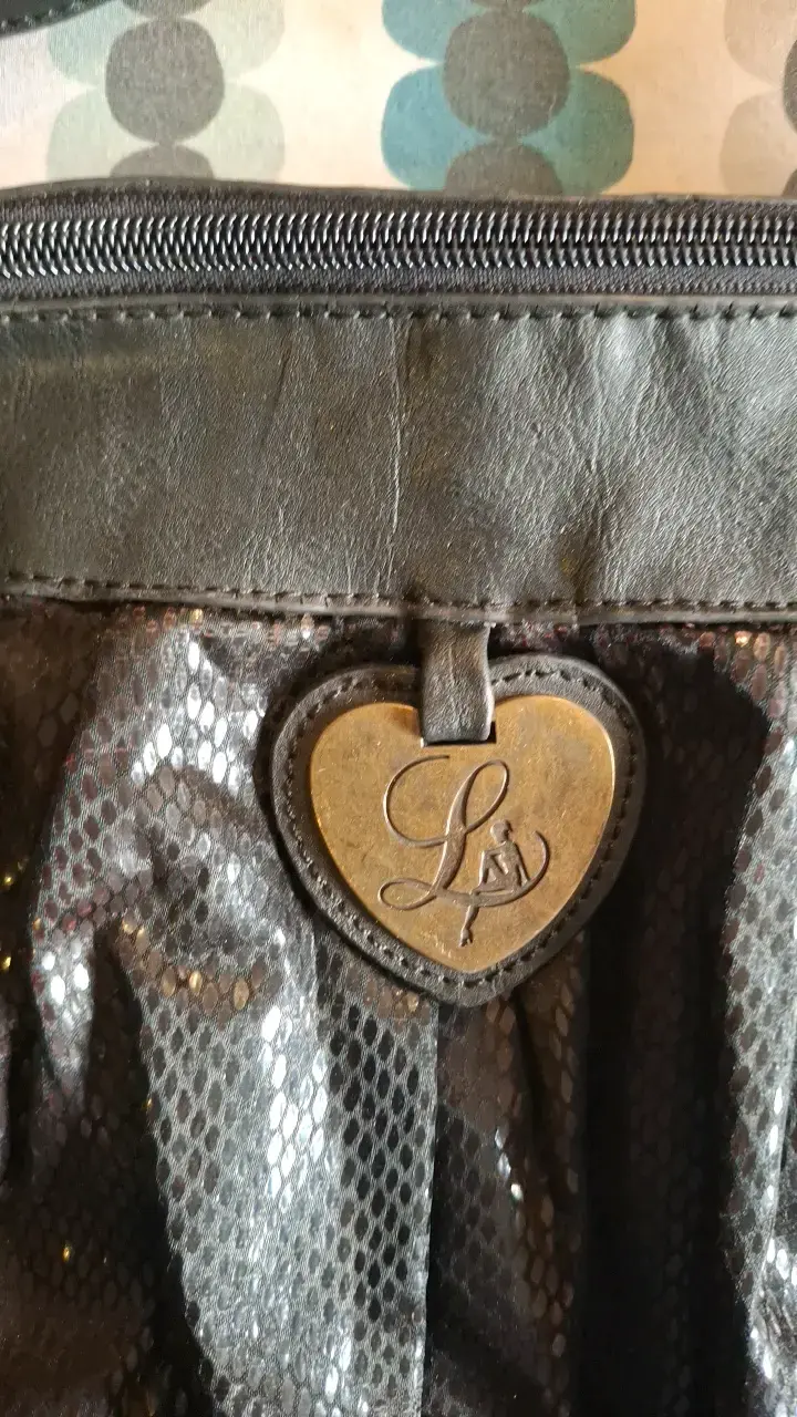 Bolso de cuero negro Lollipops con diseño elegante - 2