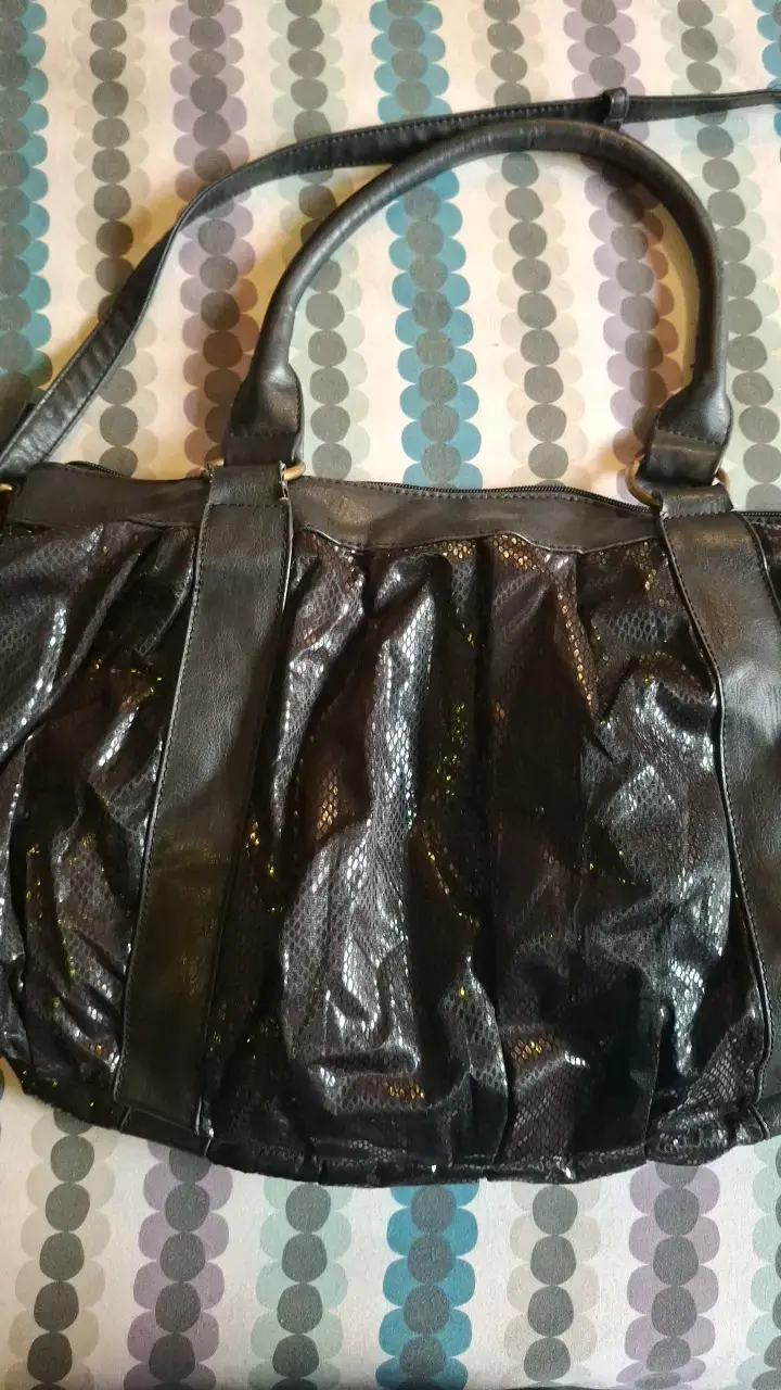 Bolso de cuero negro Lollipops con diseño elegante - 4