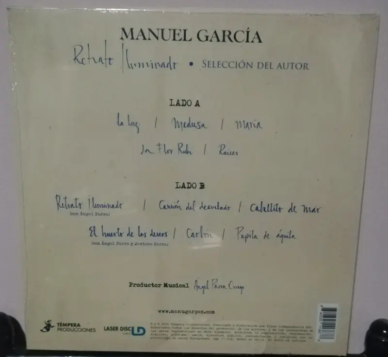 Vinilo Manuel García Retrato Iluminado - 2