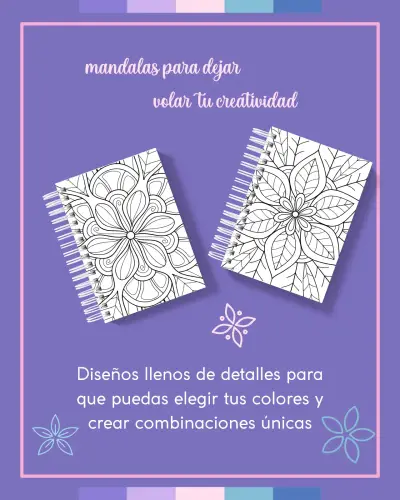 Libro de Colorear Mandalas Espiral Relajante - miniatura 2