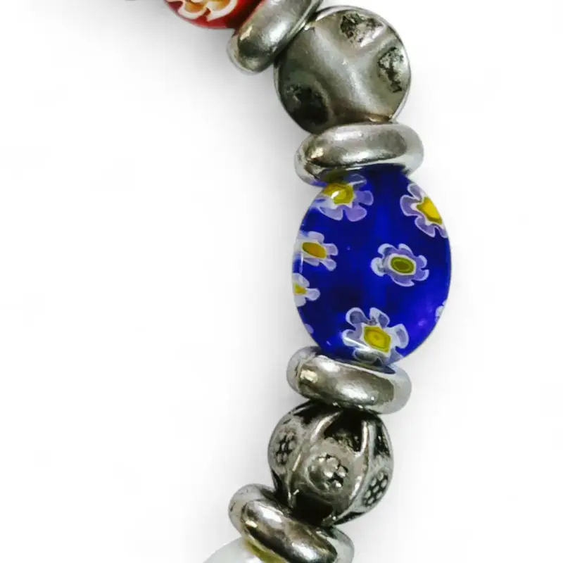 Pulseras con Dijes y Cuentas de Vidrio Set de 2 - 3