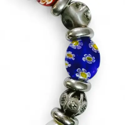 Pulseras con Dijes y Cuentas de Vidrio Set de 2 - miniatura 3