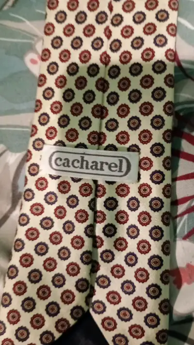 Corbata Cacharel estampado floral elegante - miniatura 2